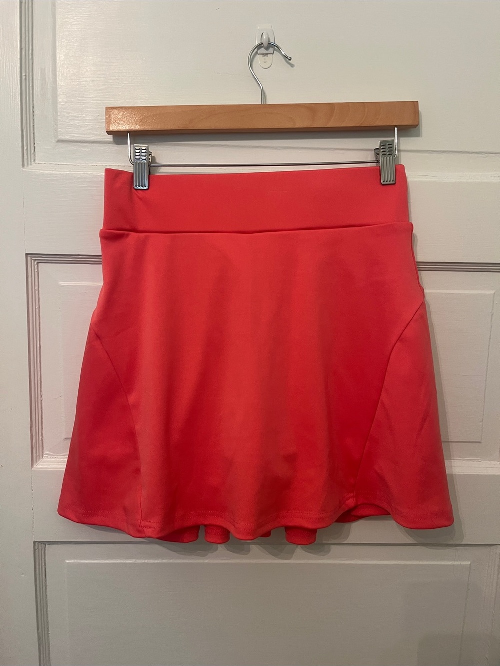 Coral Pink Mini Tennis Skort